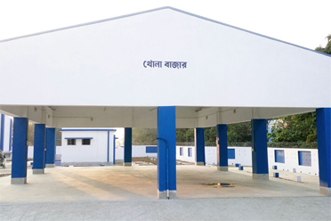 Open Market Shed,Chandrakona-I Krishak Bazar